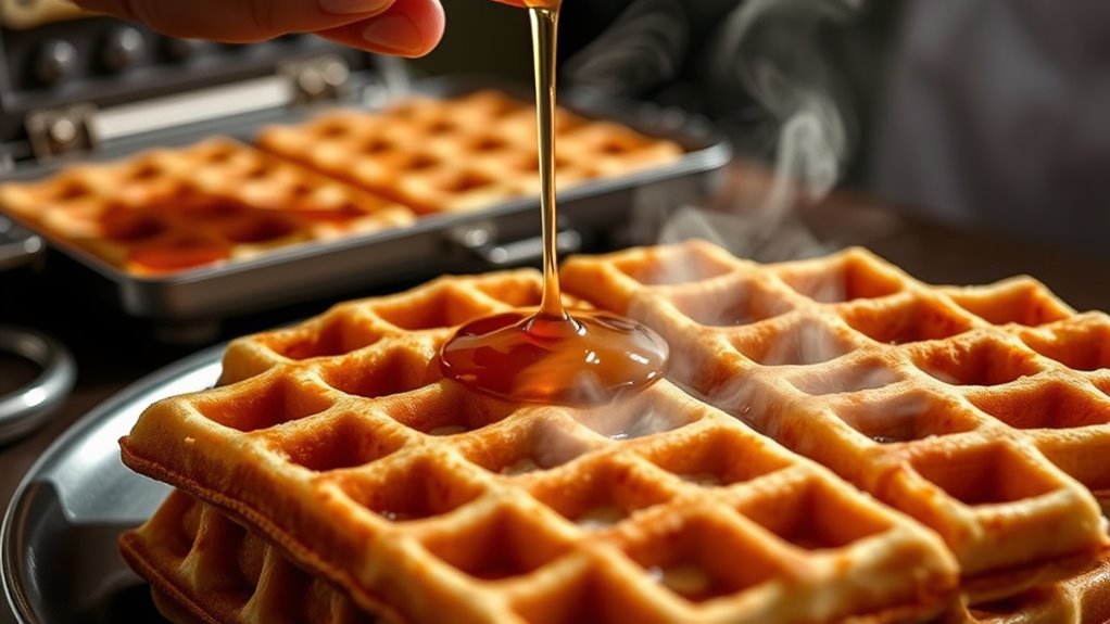 crispier waffles with tips