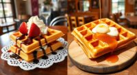 european vs american waffle traditions