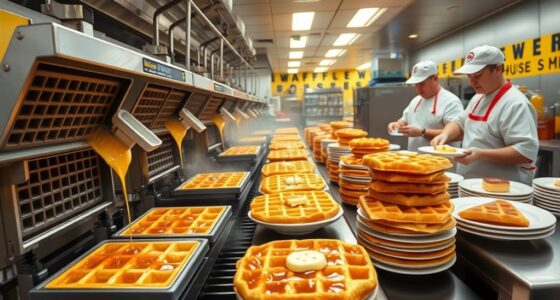 fast waffle production rate