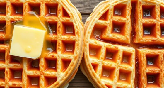 fat type influences waffle crispiness