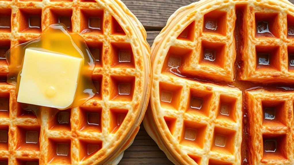 fat type influences waffle crispiness
