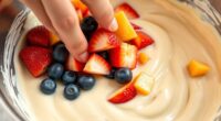 fruit enhances batter moisture