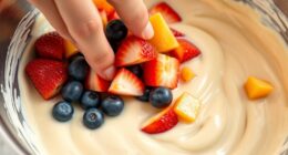 fruit enhances batter moisture
