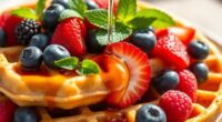 fruits enhance waffle nutrition