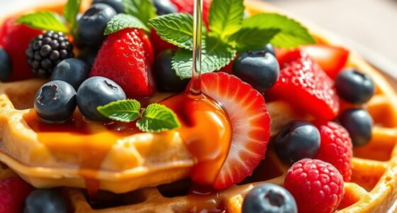 fruits enhance waffle nutrition