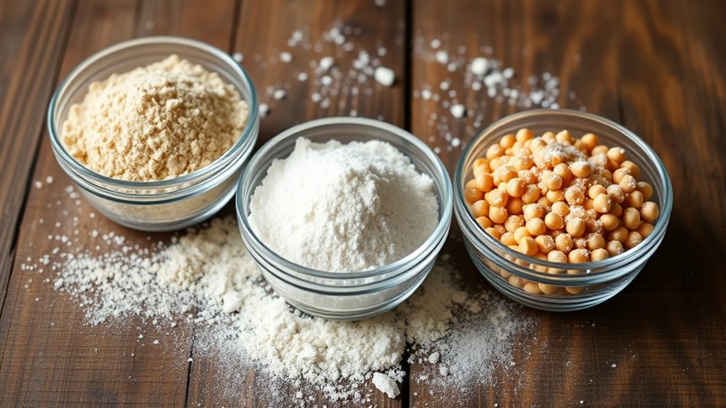 gluten free flours require adjustments