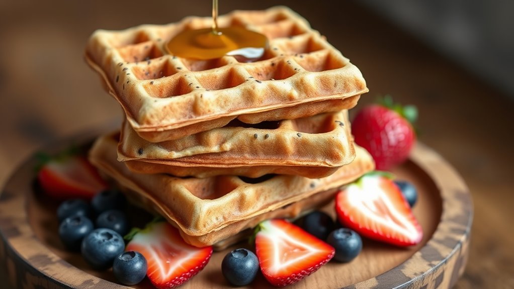 gluten free protein waffles