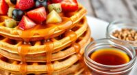 healthier waffle topping options