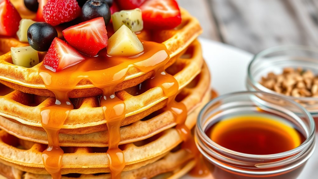 healthier waffle topping options