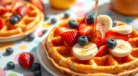 healthy kid friendly waffles