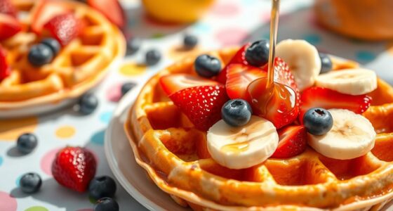 healthy kid friendly waffles