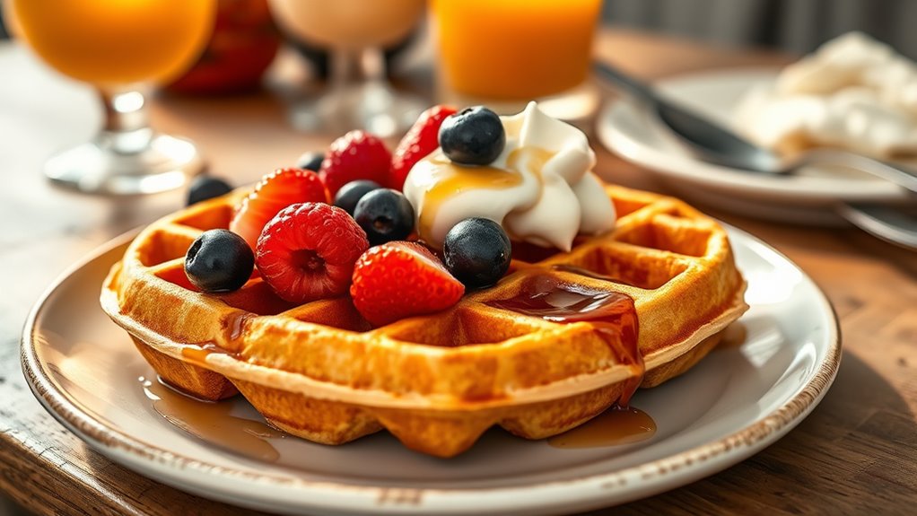 healthy waffle toppings choices