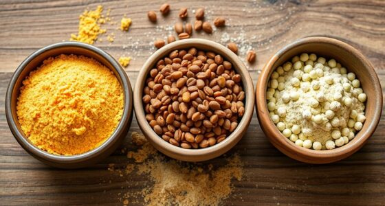 high protein legume flours