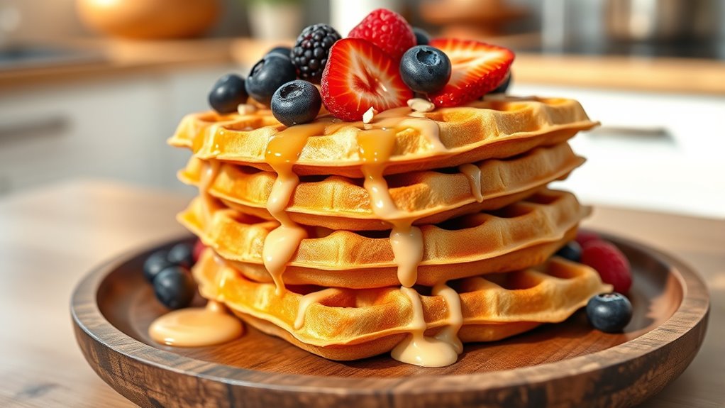 high protein waffle recipes