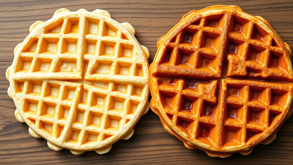 hydration influences waffle texture
