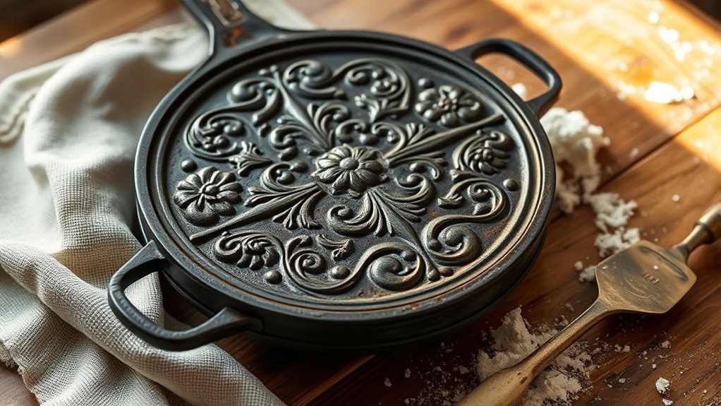 jefferson s durable artistic waffle iron