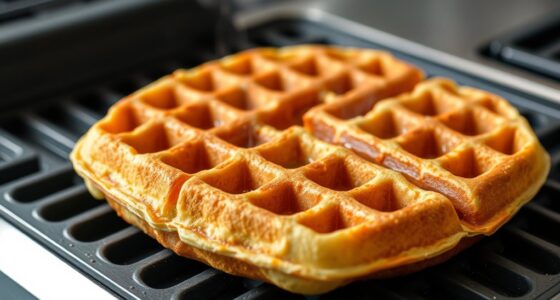 keep waffles crispy when reheating