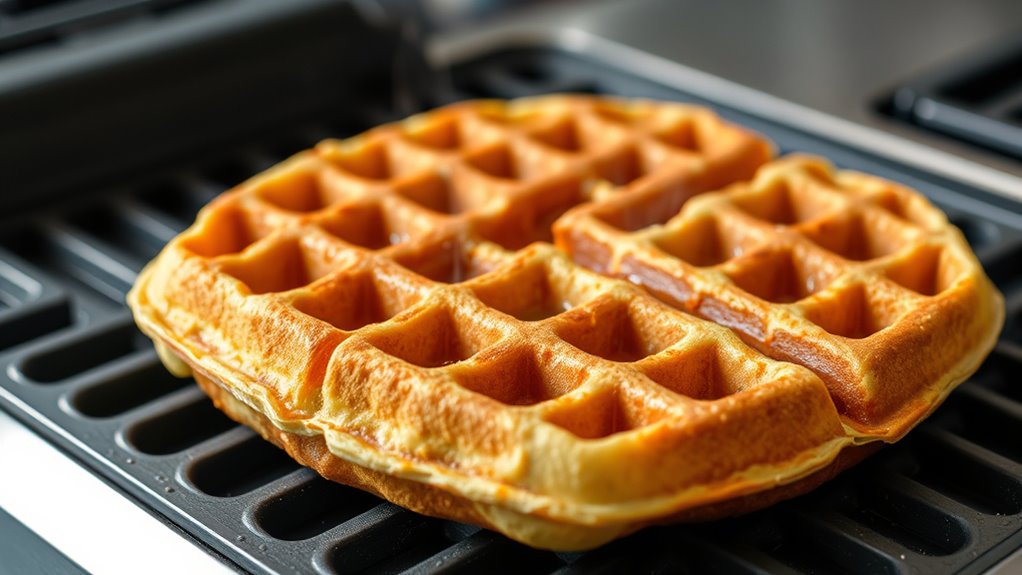 keep waffles crispy when reheating