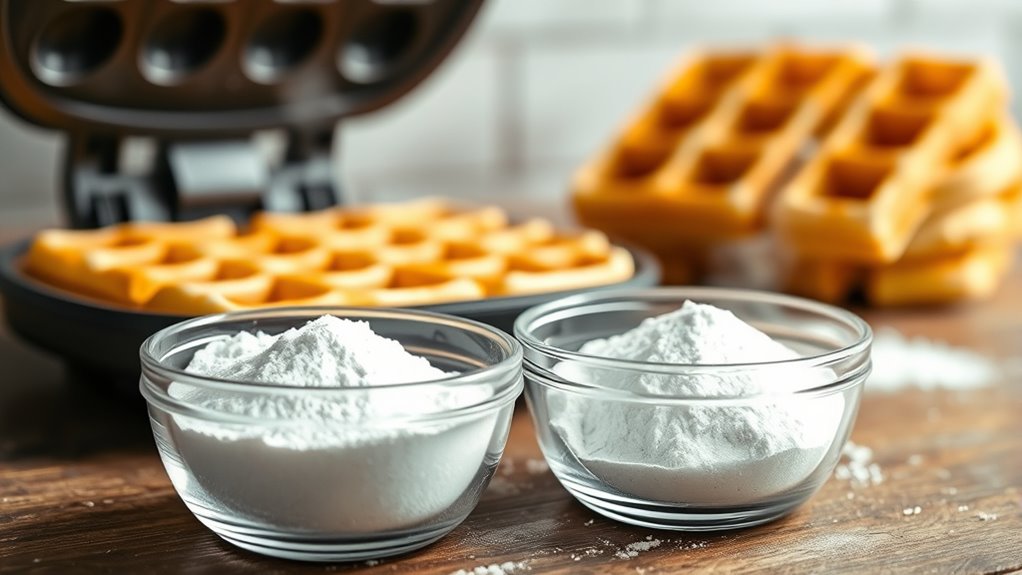 leavening agents in waffles