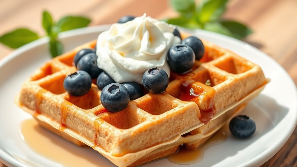 low carb diabetic waffle recipe