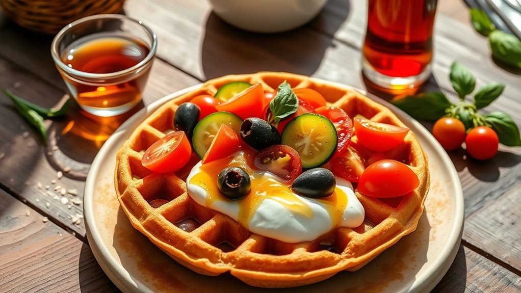 mediterranean gluten free waffle options