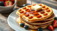 nutritional differences between waffles