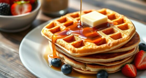 nutritional differences between waffles