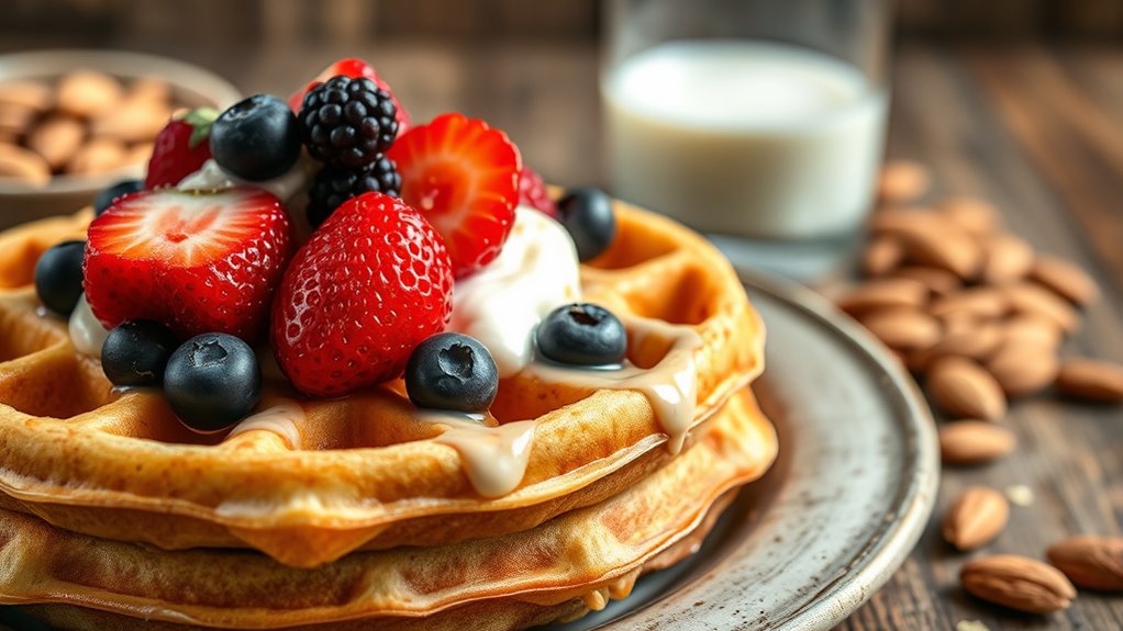 nutritious adaptable waffle toppings