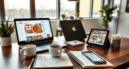 online waffle business marketing