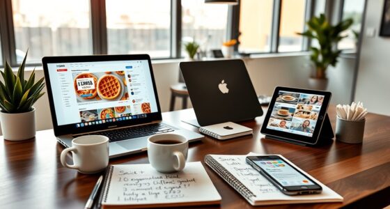 online waffle business marketing