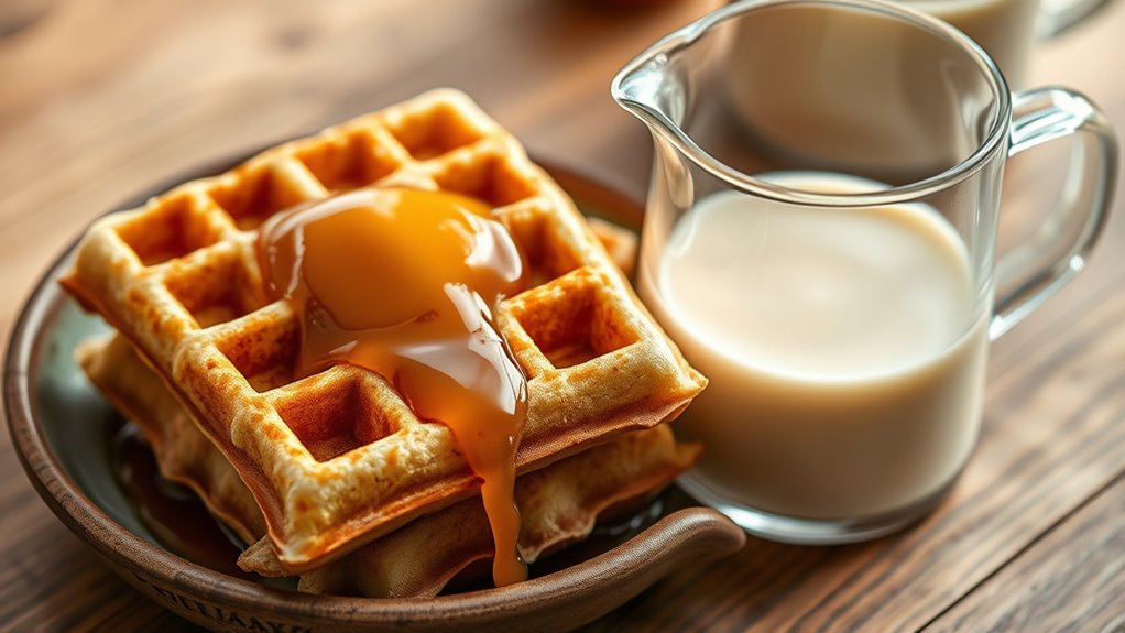 plant based milk waffles comparison