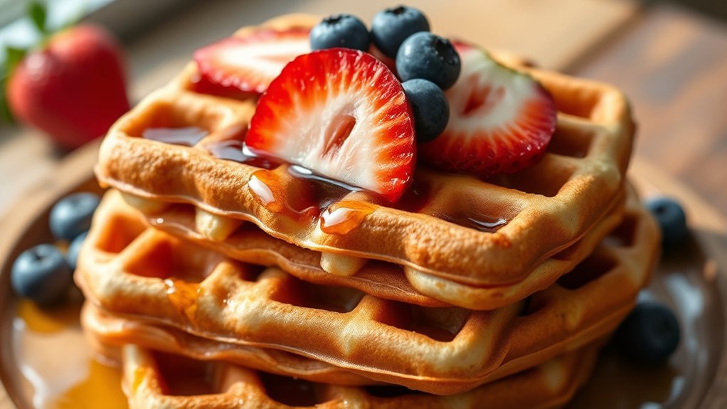 plant based protein waffle versatility