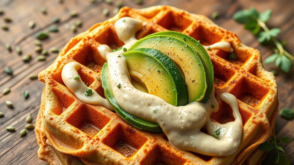 plant based waffle toppings ideas