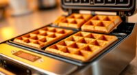 precise waffle browning control