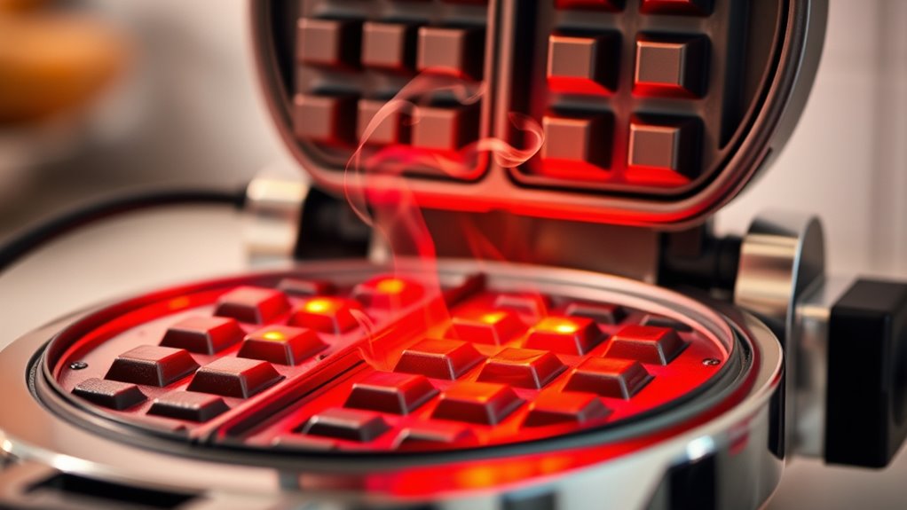 preheat for perfect waffles