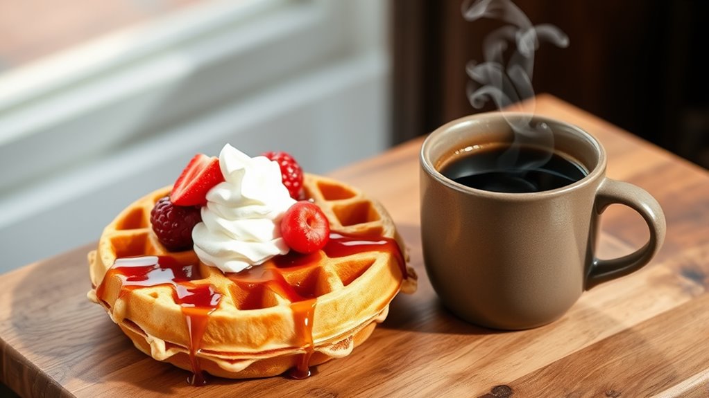 regional flavor enhances waffle pairing