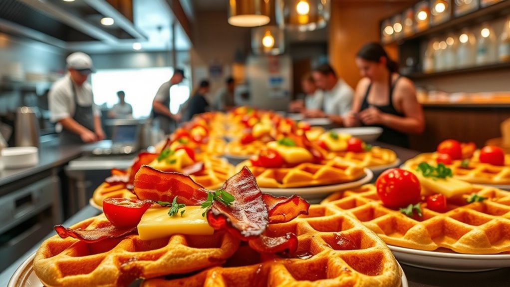 savory waffle menu expansion