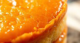 sugar caramelizes for crispness