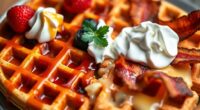 sweet and savory waffle comparisons