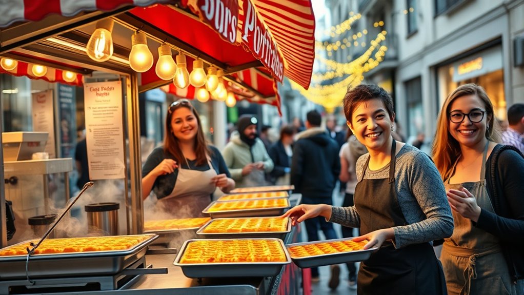 temporary waffle shop experiments