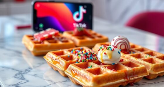 tiktok influenced waffle flavors
