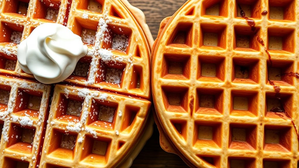 waffle batter and history
