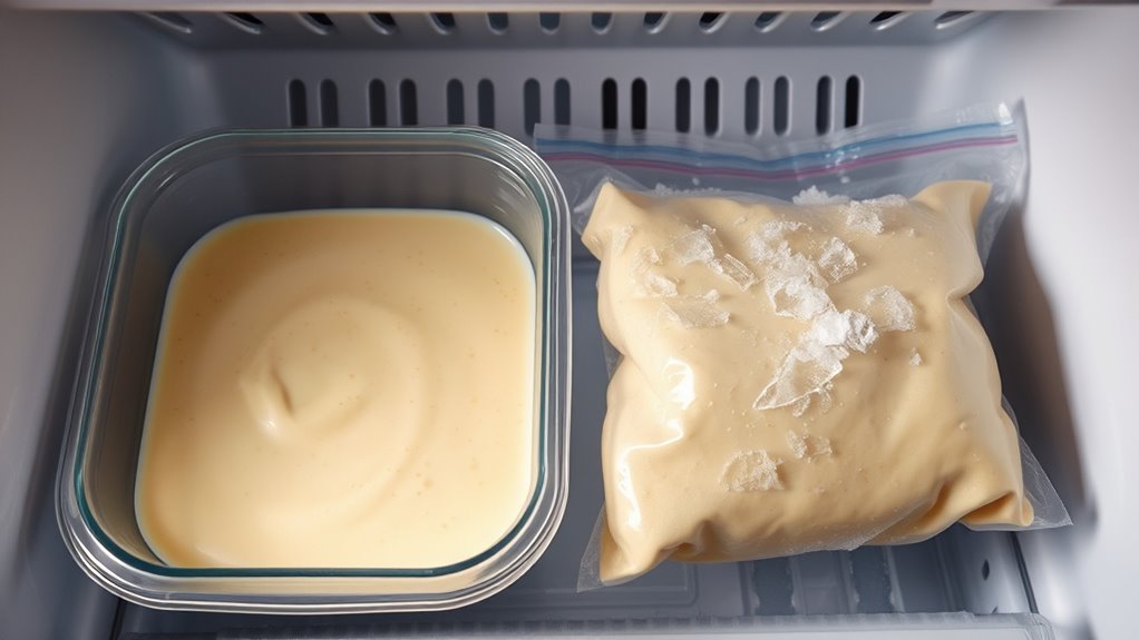 waffle batter storage options