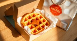 waffle delivery logistics packaging