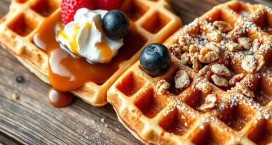 waffle macronutrient comparison