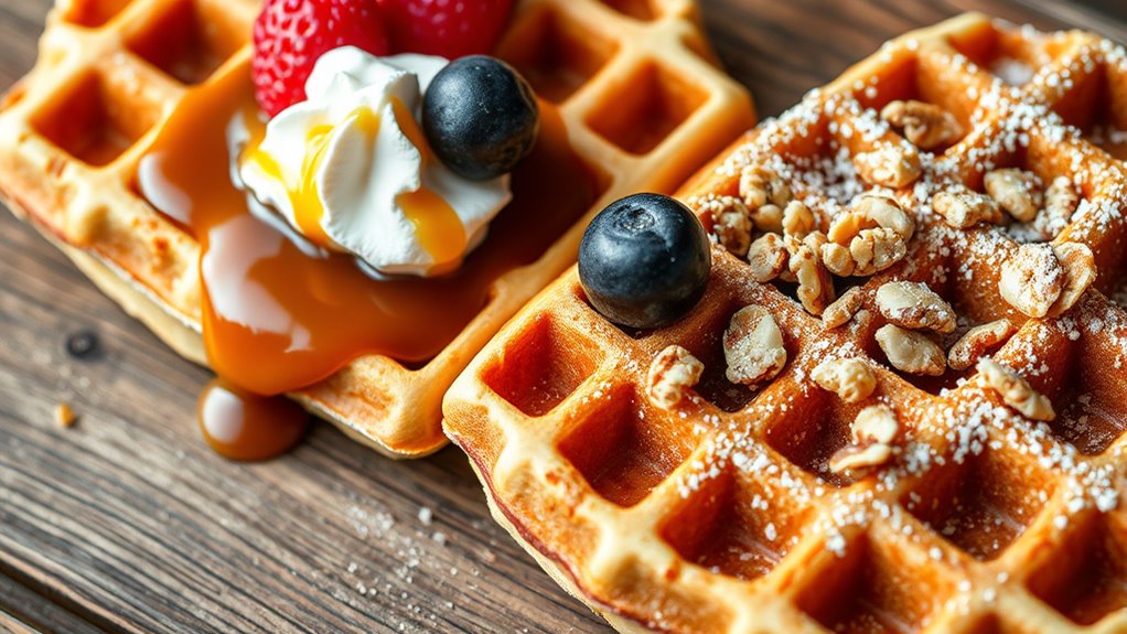 waffle macronutrient comparison