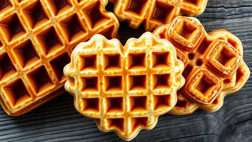 waffle shapes showcase symmetry