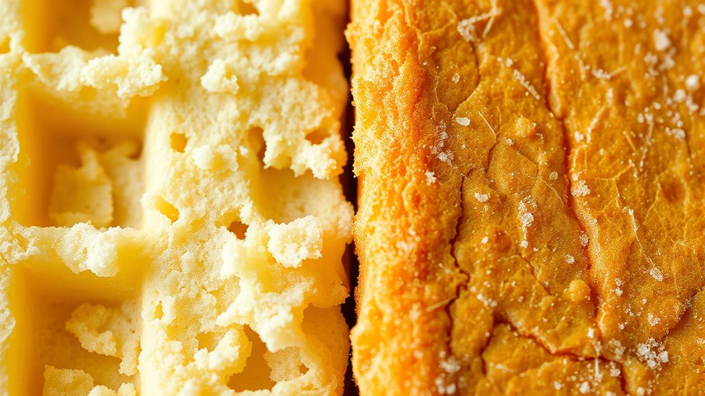 waffle texture comparison