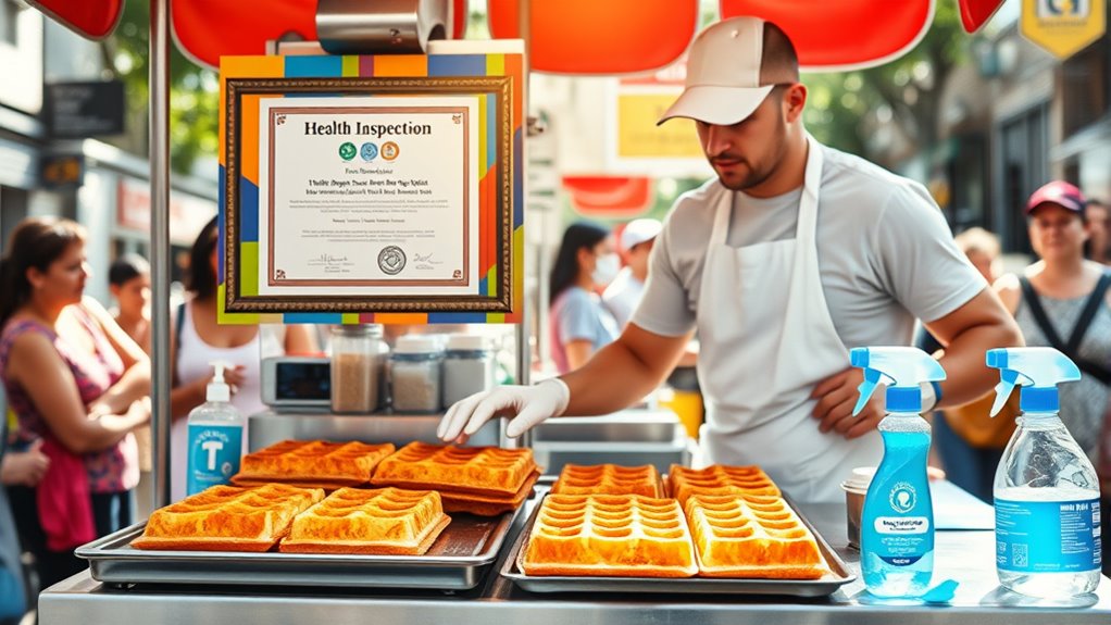 waffle vendor food regulations