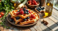 waffles and mediterranean diet
